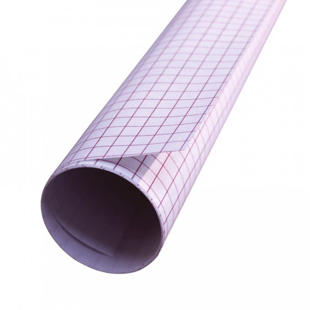Rouleau de 2 mètres x haut. 60cm Feuille polyphane Blanc, adhésive sur 1 face, épais. 25/100ème