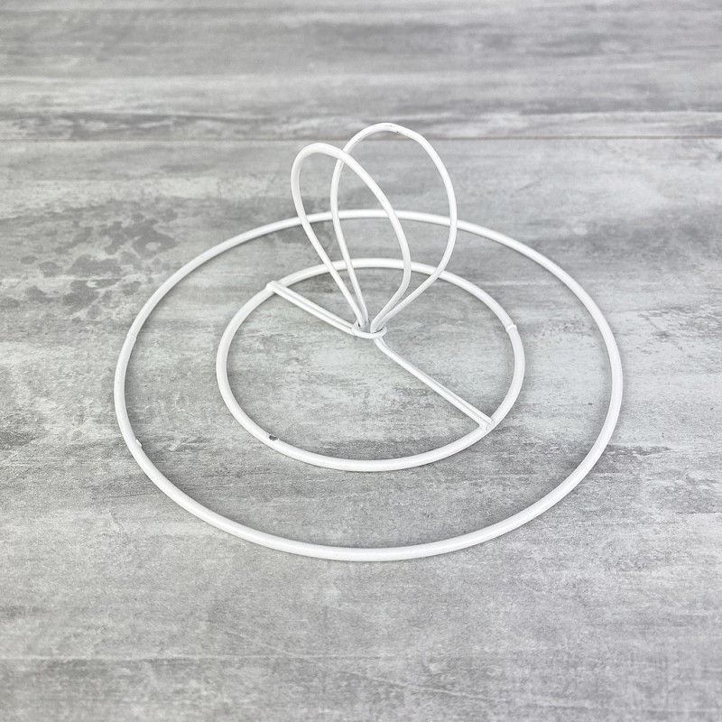 Abat jour pince clip ronde, diamètre 8 cm et cercle 13 cm, en epoxy anticorrosion