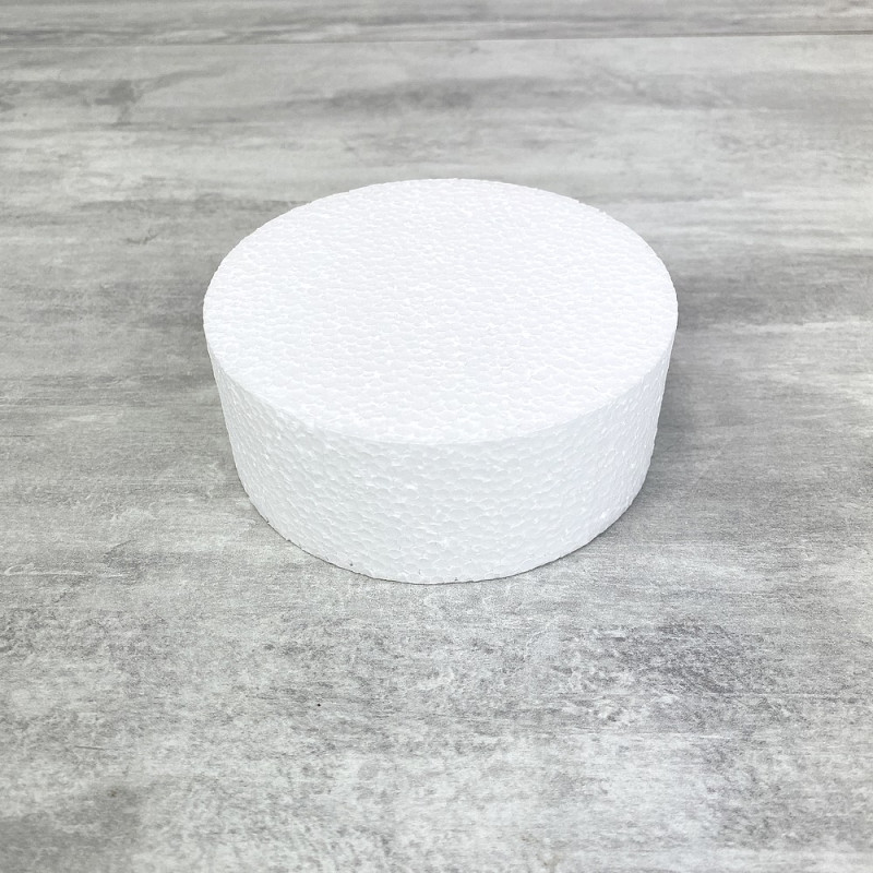 Disque épaisseur 4 cm, diamètre 10 cm, polystyrène pro haute densité, 28 kg/ m3