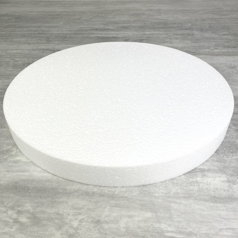 Disque épaisseur 5 cm, diamètre 40 cm, polystyrène pro haute densité, 25 kg/ m3 dummy