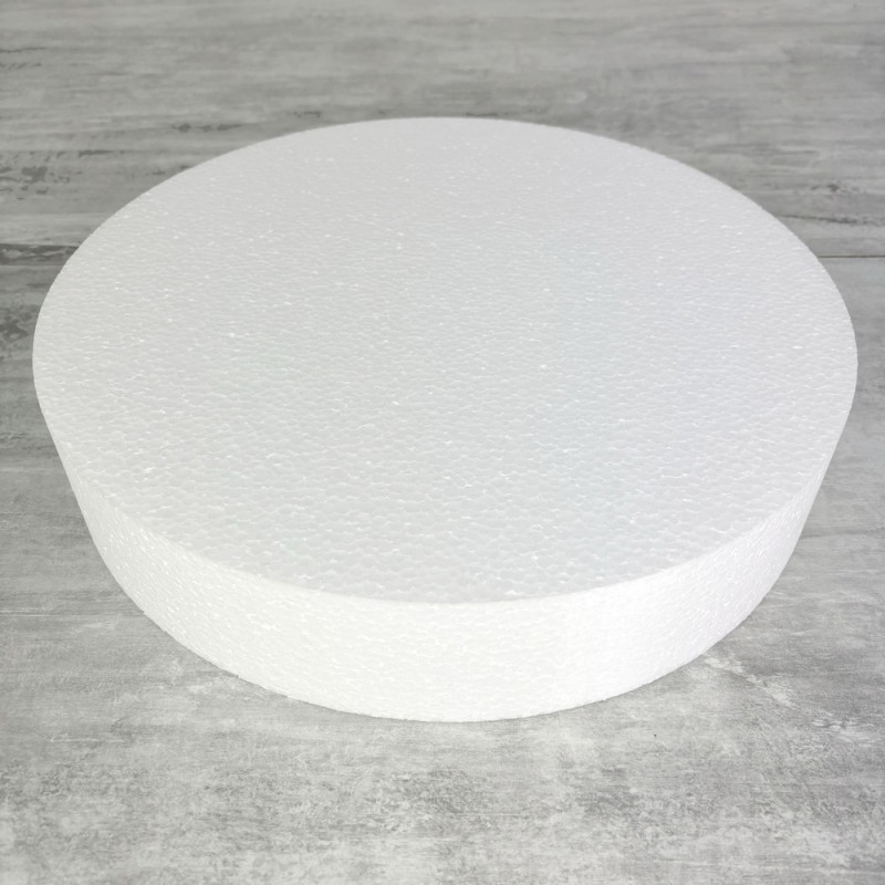 Disque épaisseur 7 cm, diamètre 35 cm, polystyrène pro haute densité, dummy