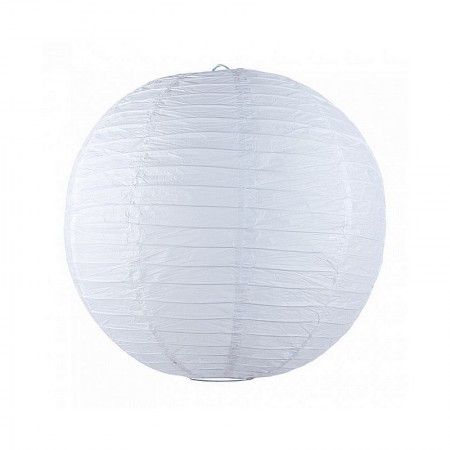 Grand Lampion Boule chinoise blanche, Lanterne japonaise, 50 cm de diamètre, à suspendre