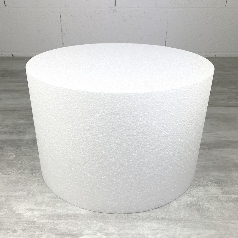 Styroporscheibe, Dicke 20 cm, 35 cm Durchmesser, hohe Materialdichte dummy