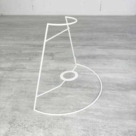 Petite Carcasse Applique Demi Conique murale 20x7x14,5 cm, en epoxy anticorrosion, pour E14, à décorer