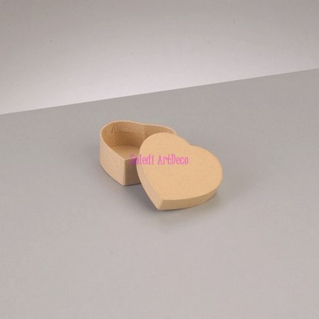 Petite Boite Ronde haute avec couvercle en carton, Diam. 8,5cm x Haut. 5cm, à décorer