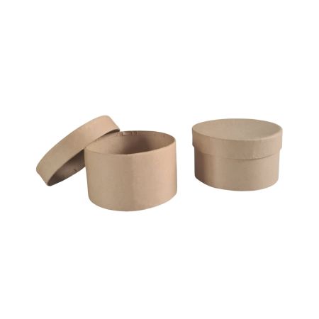 copy ofRunde Box hoch mit Pappdeckel, Durchm. 10,5 cm x Höhe 6cm, zum dekorieren
