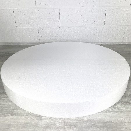 Disque XXL épaisseur 10 cm, diamètre 90 cm, polystyrène pro haute densité, 28 kg/ m3