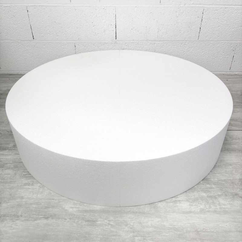 Grand Disque épaisseur 20 cm, diamètre 90 cm, polystyrène pro haute densité, dummy