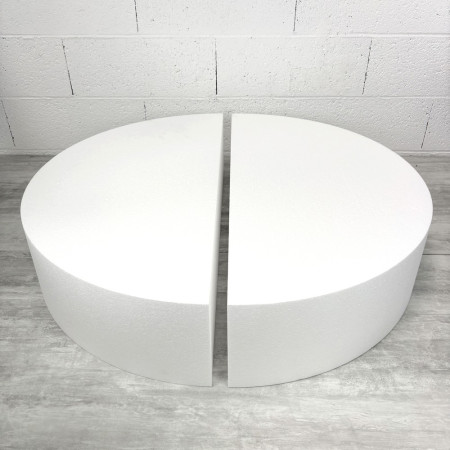 Grand Disque épaisseur 20 cm, diamètre 90 cm, polystyrène pro haute densité, dummy