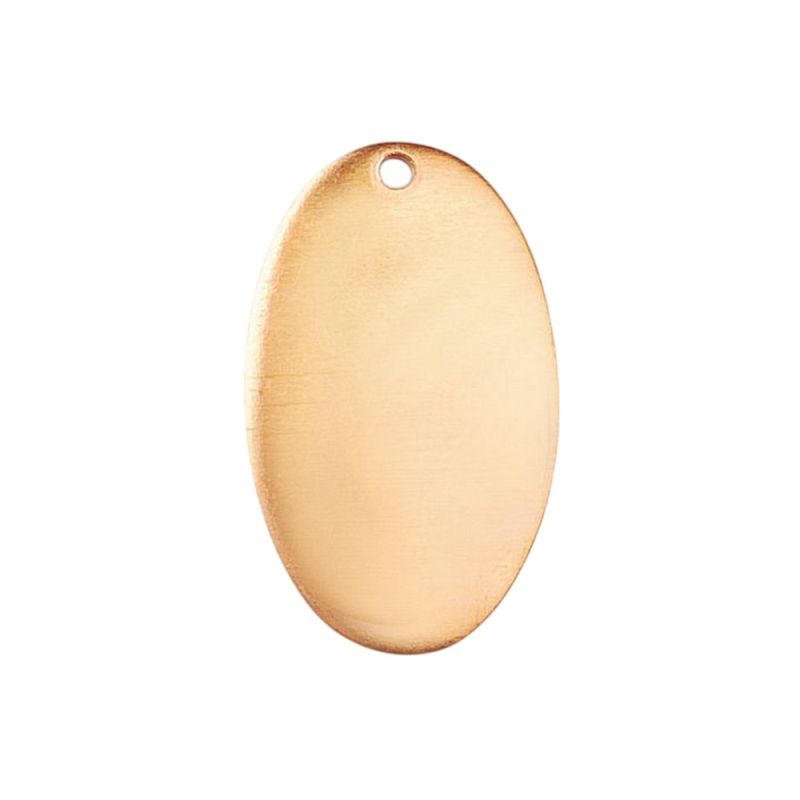 copy ofLot de 10 Pendentifs en cuivre Ovale, 1 trou, 43 x 28 mm, ébauche pour émaillage