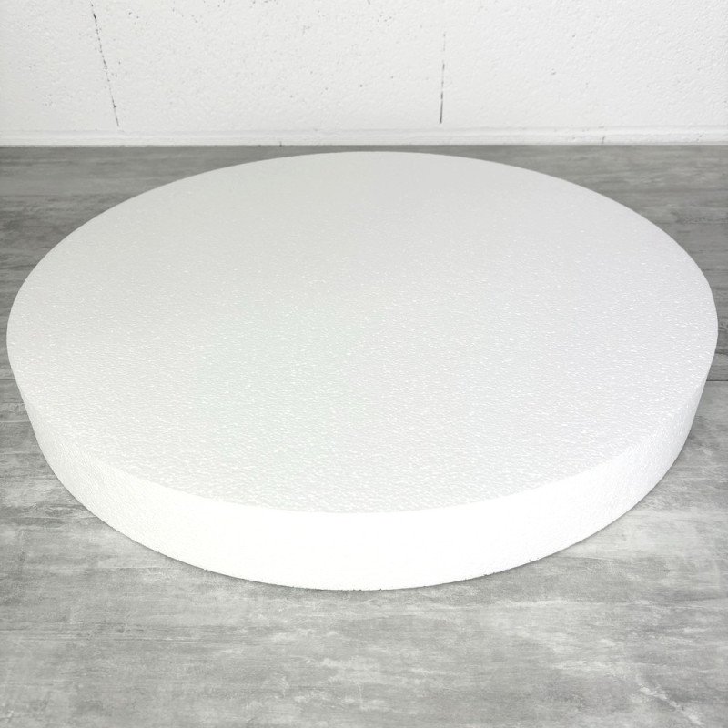 Disque épaisseur 7 cm, diamètre 60 cm, polystyrène pro haute densité, dummy