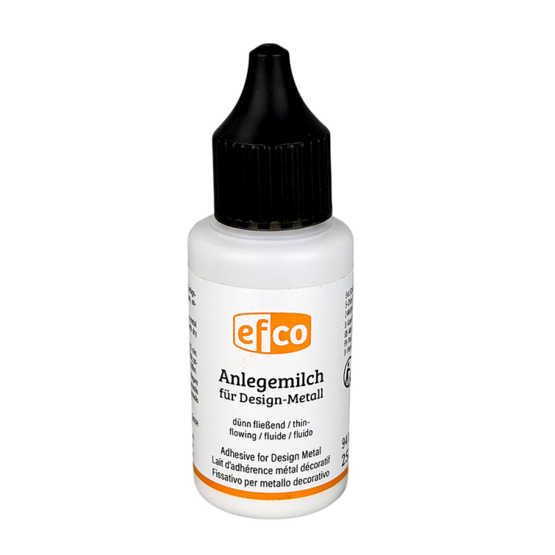 Emulsion de colle fluide, 25 ml, pour feuille d'or, d'argent, métallique