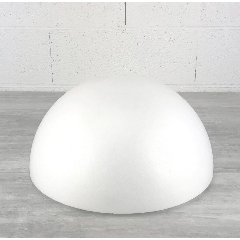 Styropor Halbkugel, hohl, Durchmesser 40 cm, Wandstärke 20mm, hohe Materialdichte