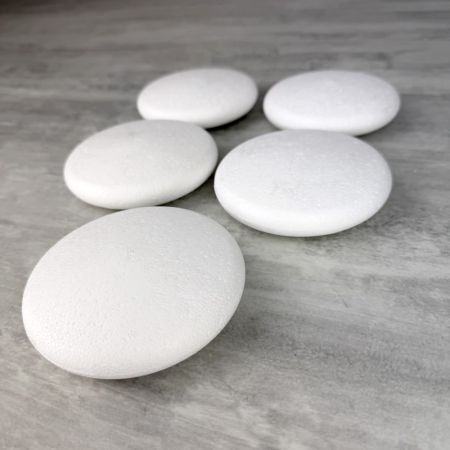 Lot de 5 Médaillons en polystyrène diam. 10 cm, densité supérieure