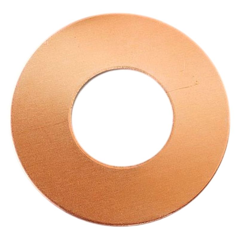 Lot de 10 Pendentifs en cuivre, forme Donut, sans trou, ø 35 mm, épais. 0.8 mm, pour émaillage