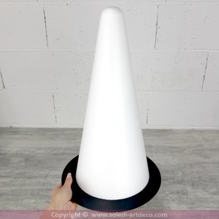 Styropor-Kegel, Höhe 40 cm, Grunddurchmesser 19,5 cm, mit Wende-Goldtablett für Windbeutel und Makronen