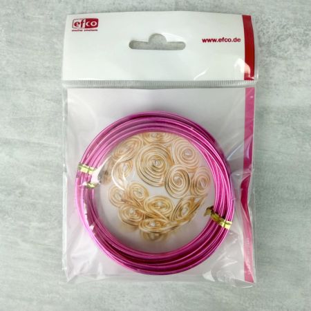 Fil aluminium anodisé, Ø 2 mm, Longueur 5 mètres, pour bijoux