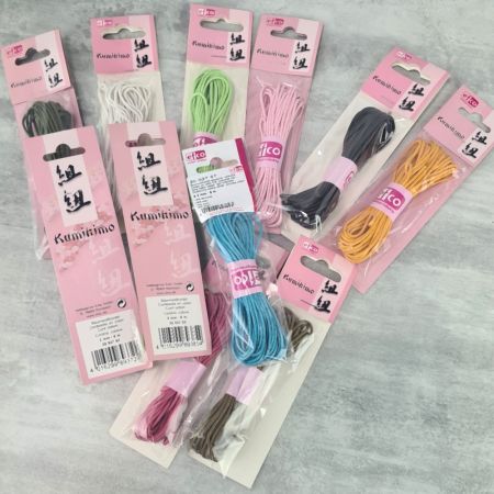 Lot de 11 cordelettes en coton ciré 2 mm (6 m chacune) – Kumihimo, bracelets brésiliens, attrape-rêves, macramé