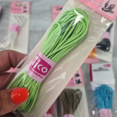 Lot de 11 cordelettes en coton ciré 2 mm (6 m chacune) – Kumihimo, bracelets brésiliens, attrape-rêves, macramé