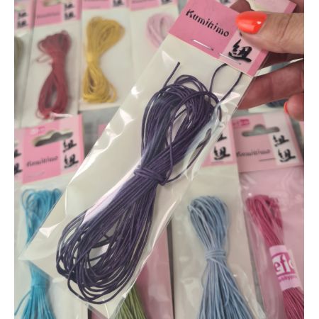 Lot de 13 cordelettes en coton ciré 1 mm (6 m chacune) – Kumihimo, bracelets brésiliens, attrape-rêves, macramé
