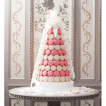 Grand Cône en polystyrène Plein, Pointe épaisse, Hauteur 55 cm, Base ø 25 cm, Support Styro haute densité, Présentoir à macarons