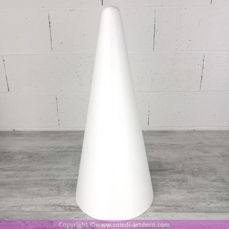copy ofGroßer Styroporkegel, Höhe 50 cm, Bodendurchmesser 23 cm, Display für Macarons und Windbeutel