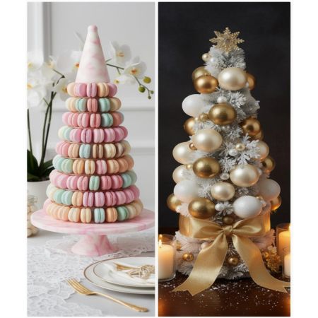 Grand Cône en polystyrène Plein, Pointe épaisse, Hauteur 55 cm, Base ø 25 cm, Support Styro haute densité, Présentoir à macarons