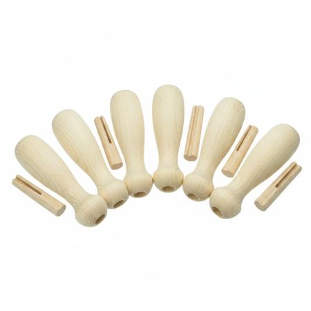 copy ofManche Ergonomique en Bois pour 1 Aiguille à Feutrer la Laine – Outil de Feutrage à l'Aiguille DIY