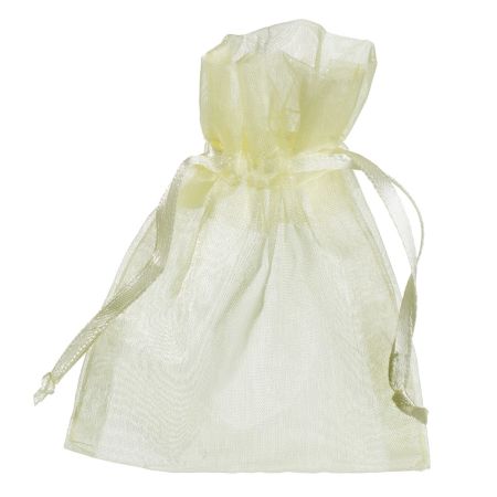 copy of10er-Set Organzabeutel Gelb (7,5 x 10 cm) – Säckchen für Hochzeitsmandeln, Geschenke & Schmuck