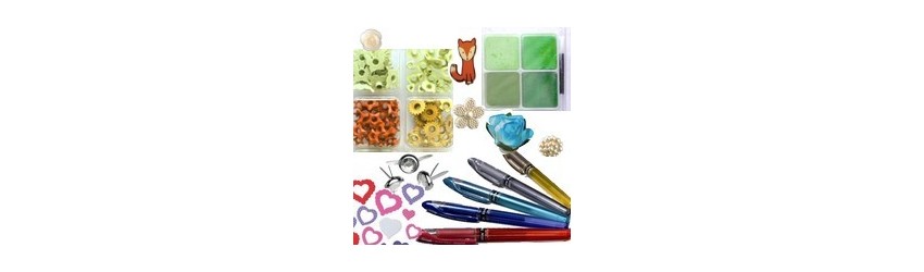 Matériel d'embellissement scrapbooking à petit prix